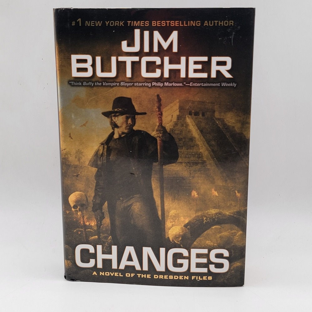 Jim Butcher Changes Hardcover First Edition Dresden Files Urban Fantasy Good
